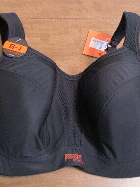 PANACHE UNDERWIRE SPORTS BRA BLACK 32E